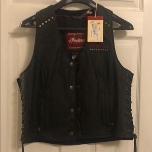 Indian leather vest